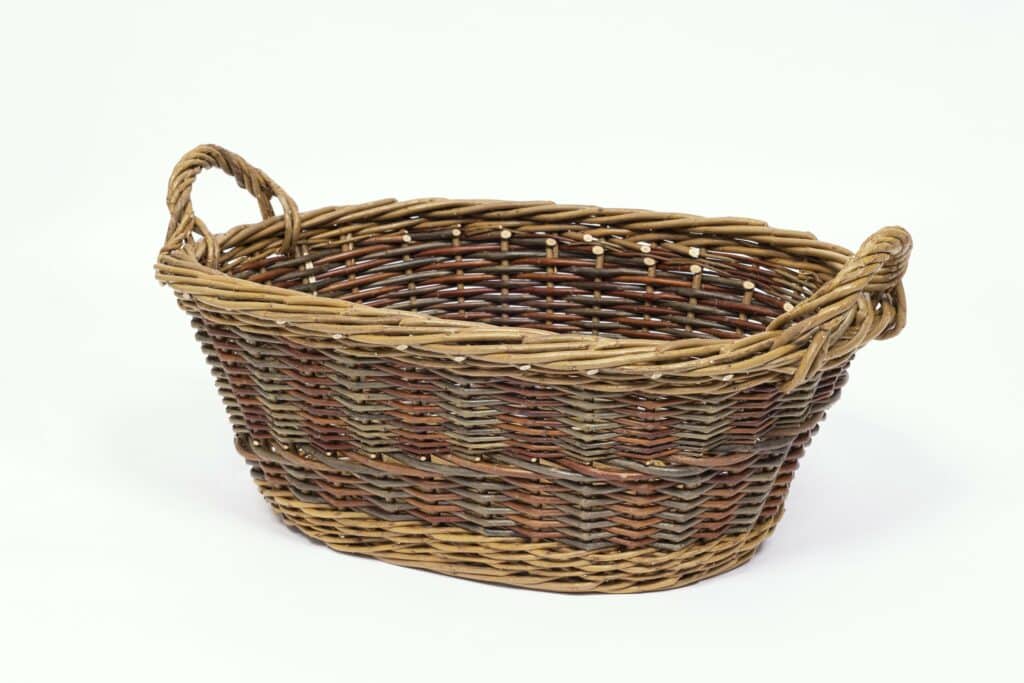 Colourful Willow Laundry Basket